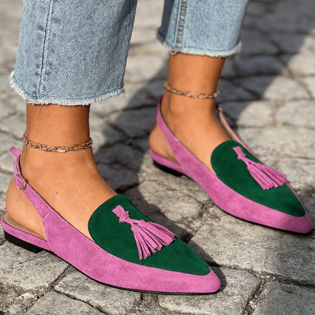 Marisa – Mules Aperti con Nappine