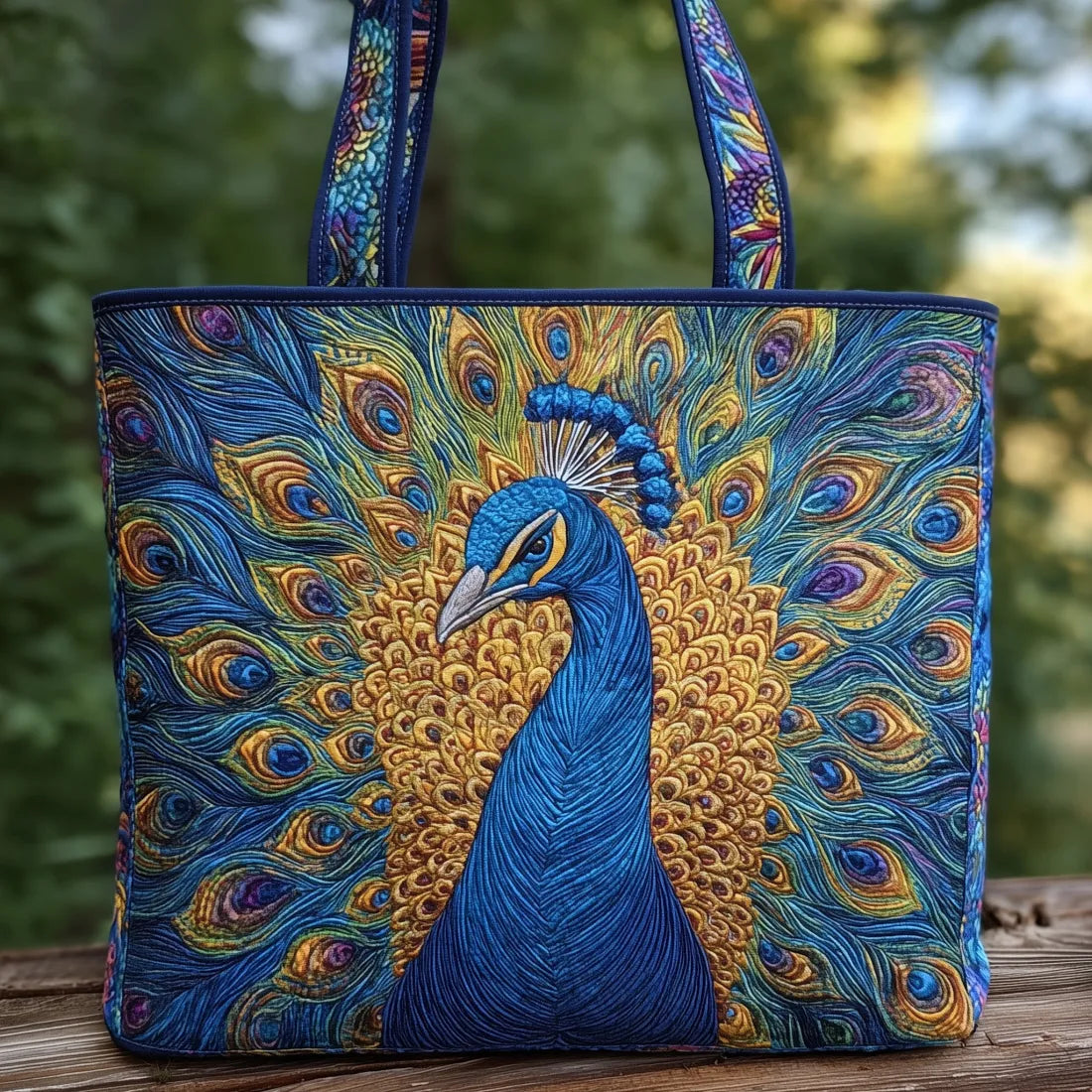 Borsa artigianale - Pavone reale