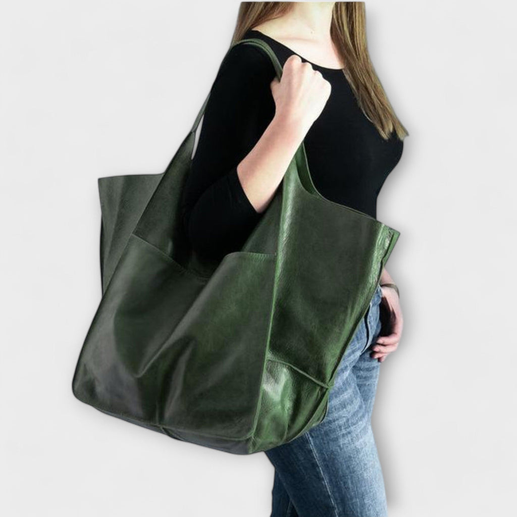 Urania | Borsa shopper oversize in pelle