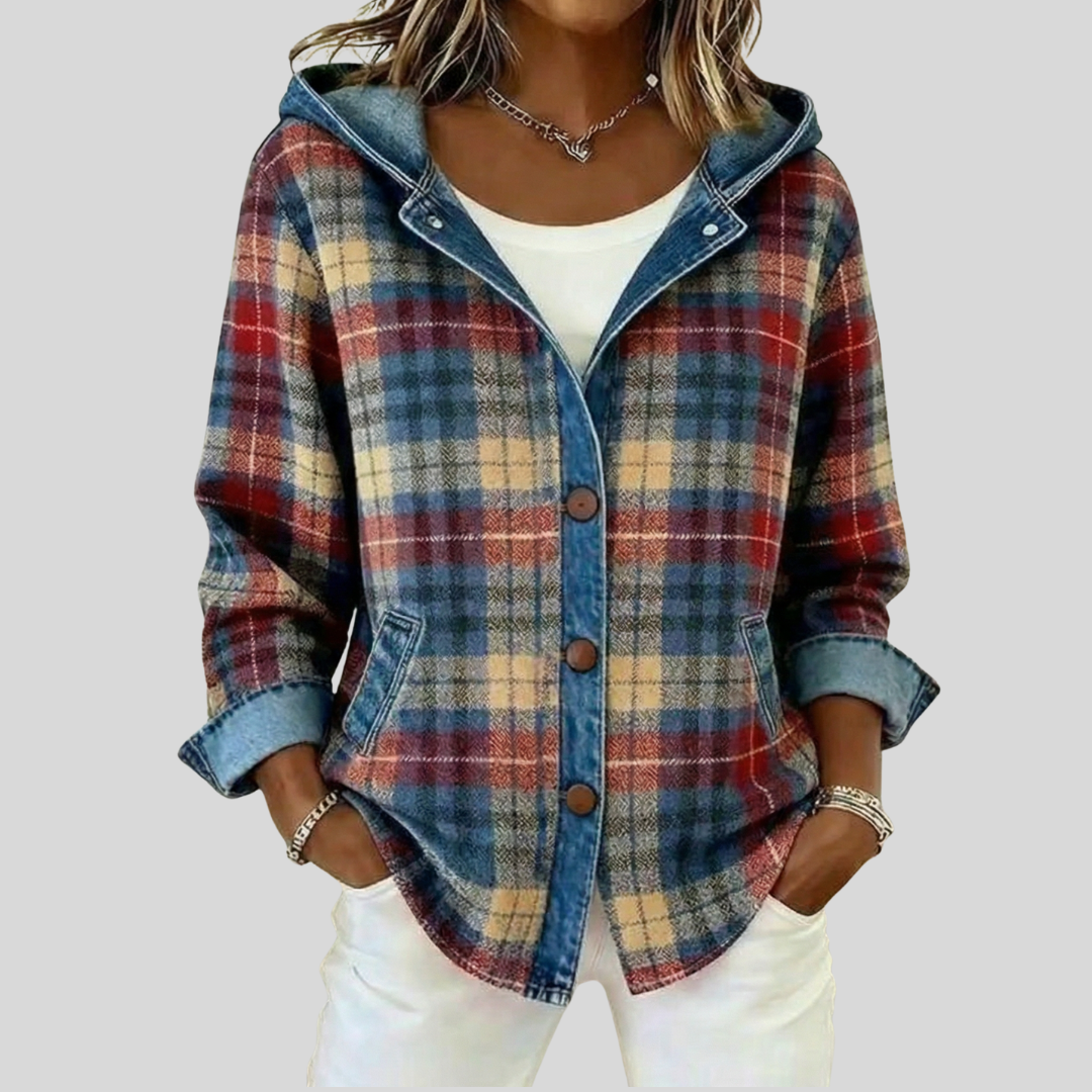 Hildred™ | Shacket scozzese con cappuccio