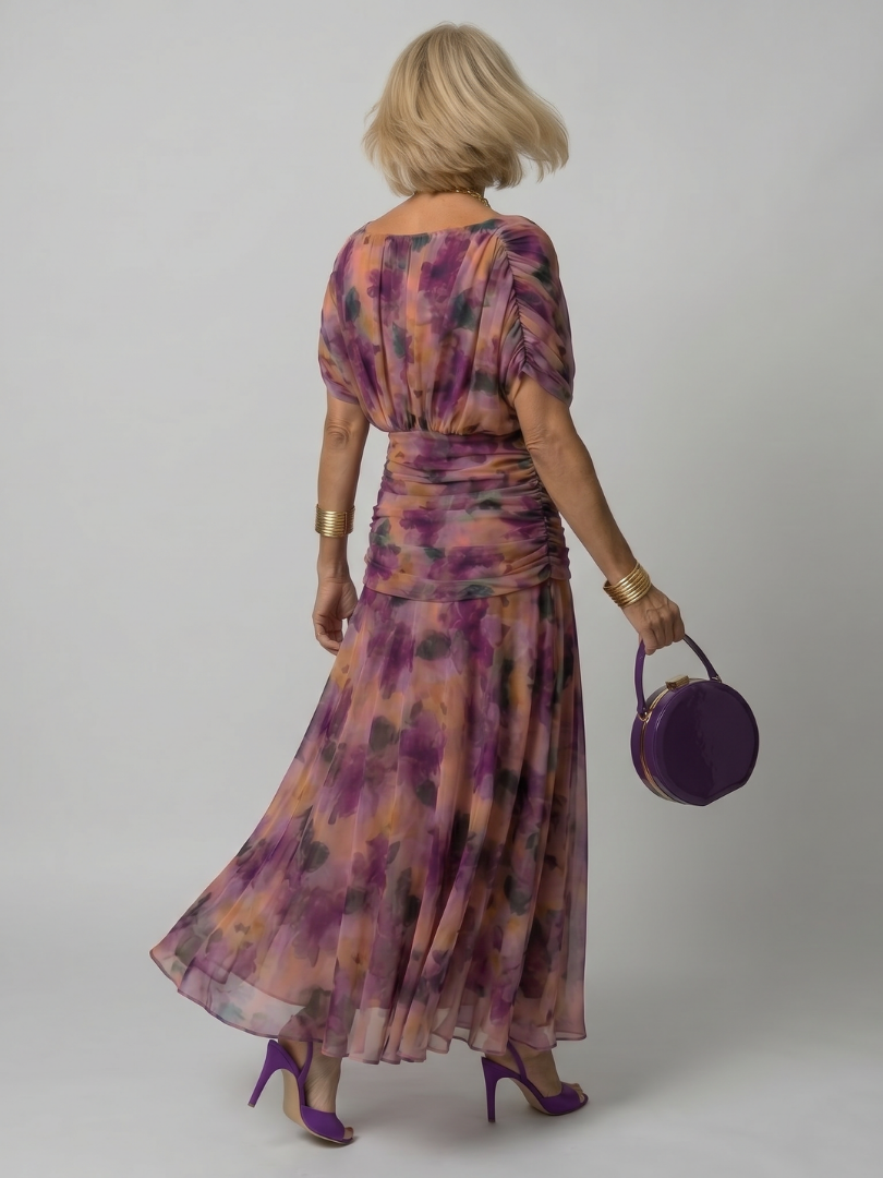 Stella & Grace™ | Abito Midi Scollo a Spalle Scoperte (Calen)