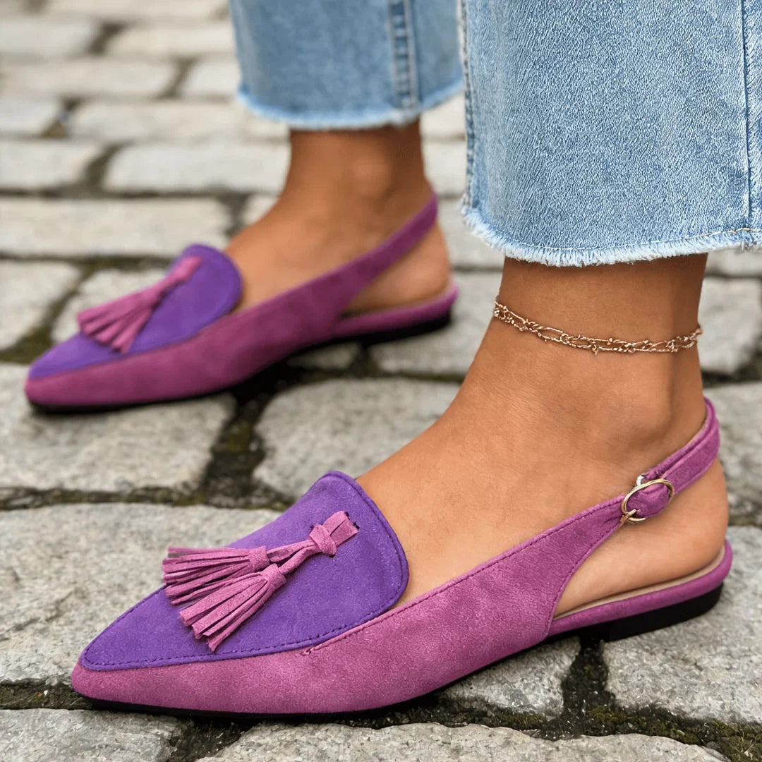 Marisa – Mules Aperti con Nappine