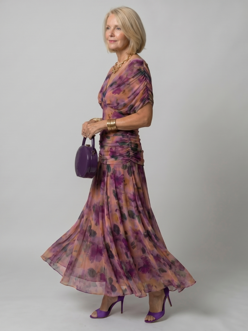 Stella & Grace™ | Abito Midi Scollo a Spalle Scoperte (Calen)