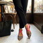 Fernanda – Ballerine Zebrate con Cinturini
