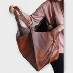 Urania | Borsa shopper oversize in pelle