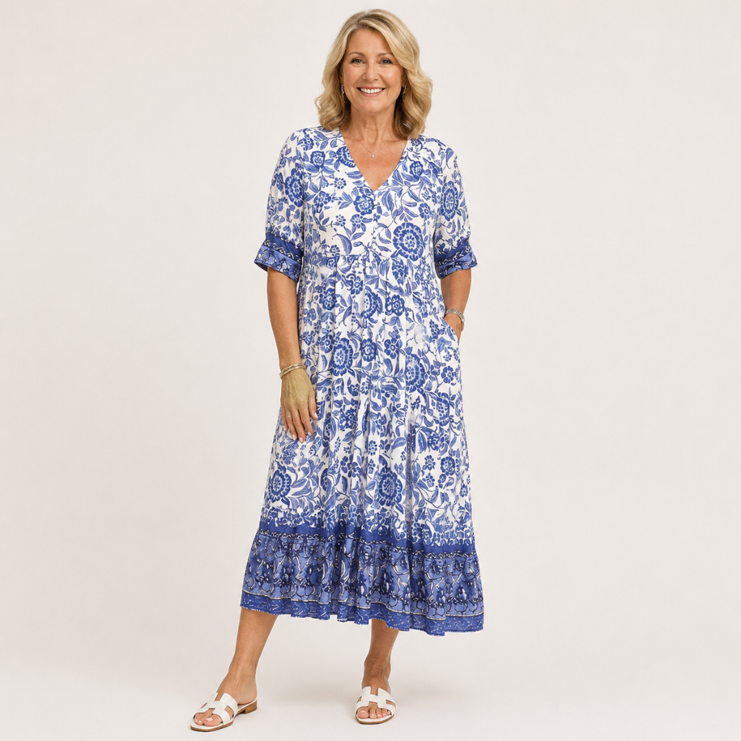 Keisha | Fiore Grazioso con Scollo a V