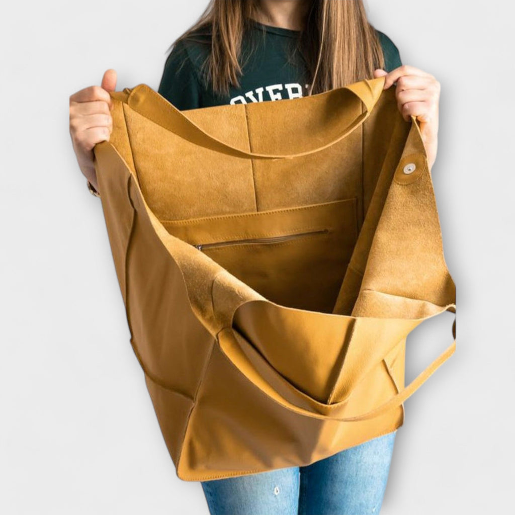 Urania | Borsa shopper oversize in pelle