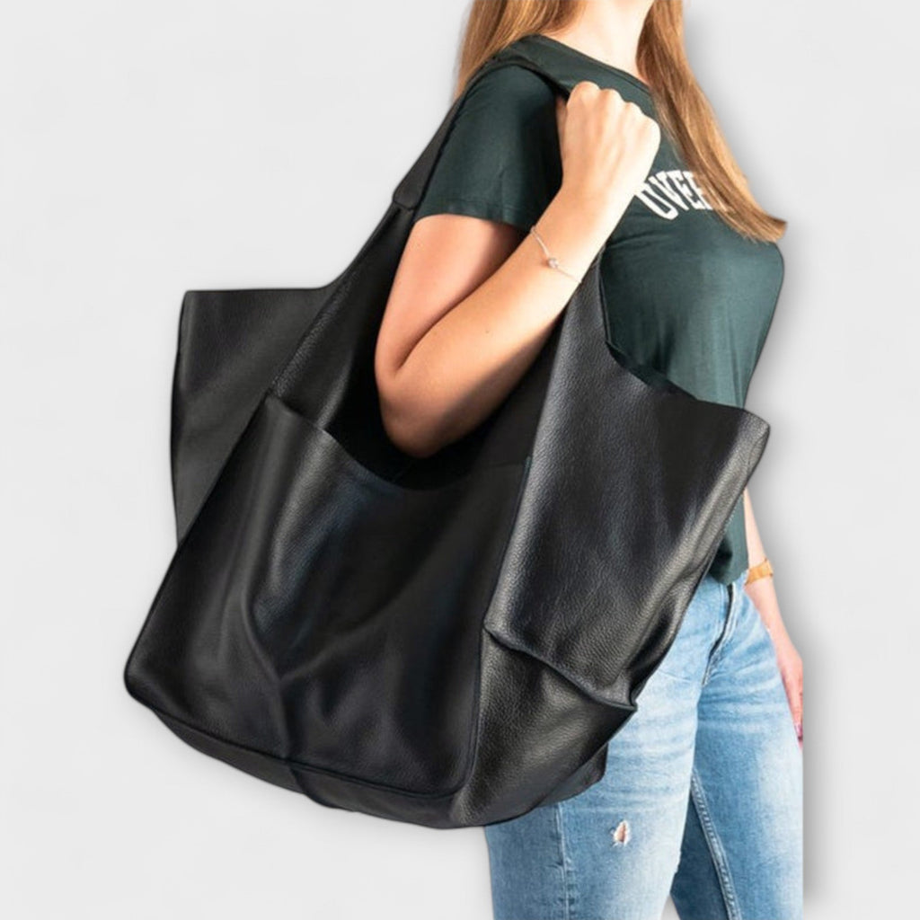 Urania | Borsa shopper oversize in pelle