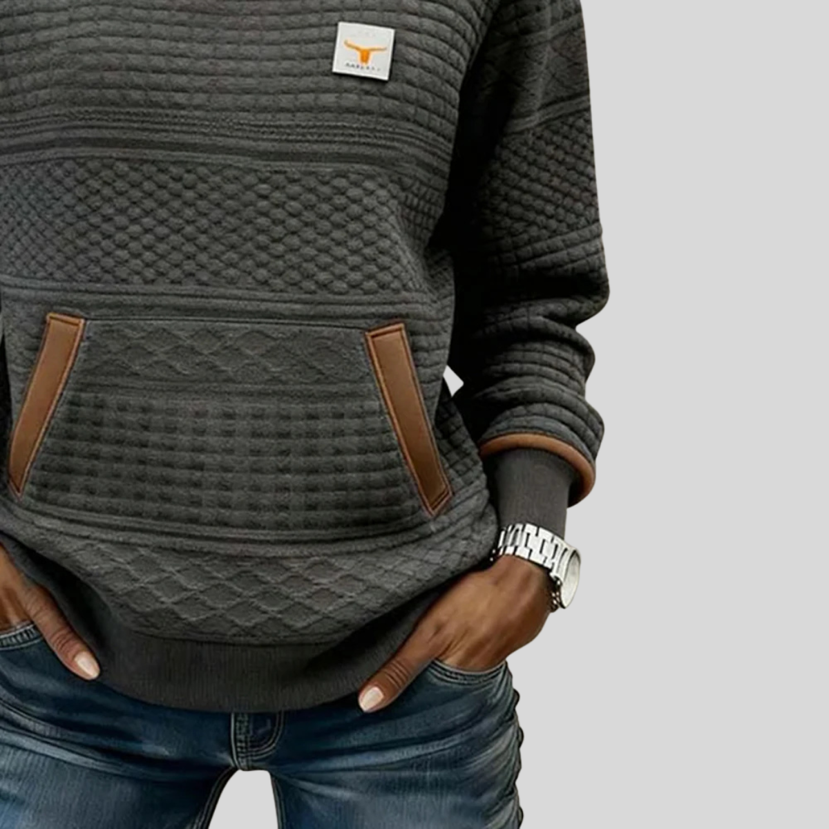 Noelle™ | Felpa girocollo colorblock