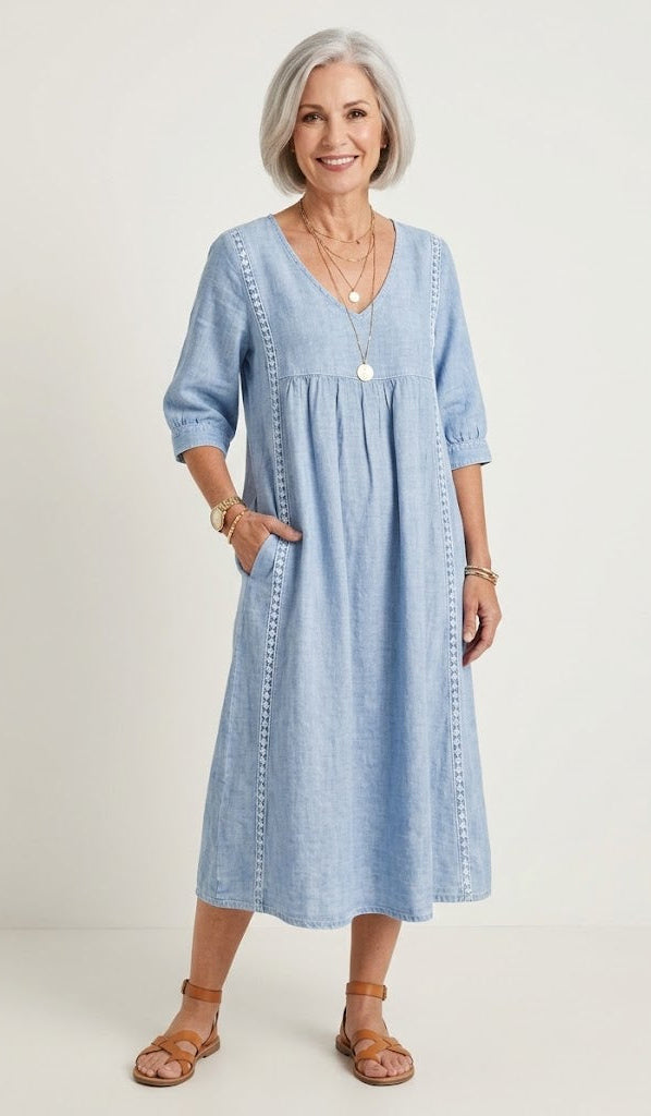 Juliette | Abito Maxi Elegance a Linea ad A