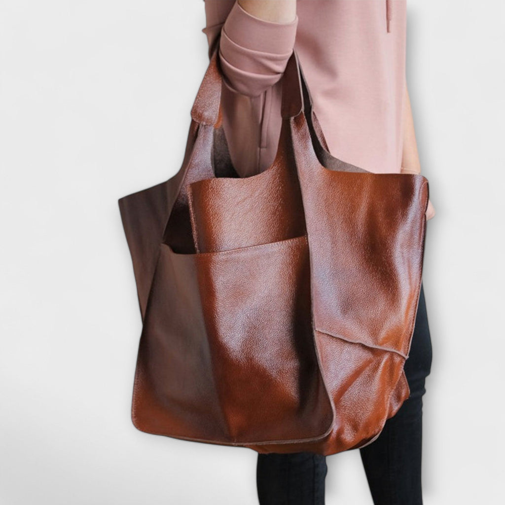 Urania | Borsa shopper oversize in pelle