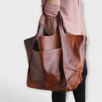 Urania | Borsa shopper oversize in pelle