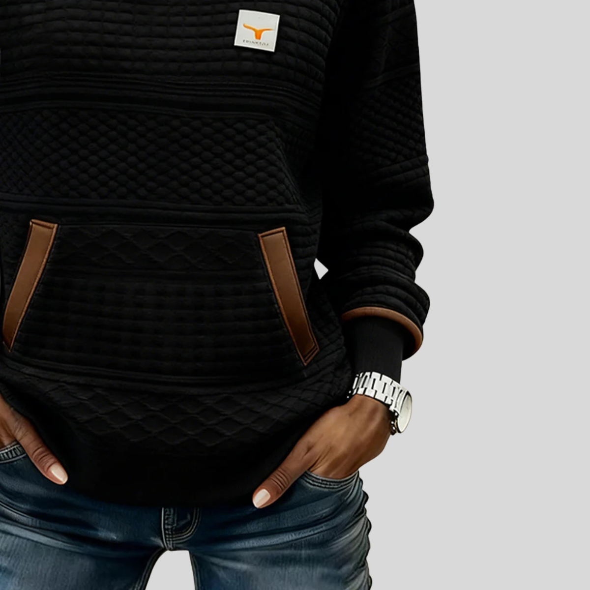 Noelle™ | Felpa girocollo colorblock