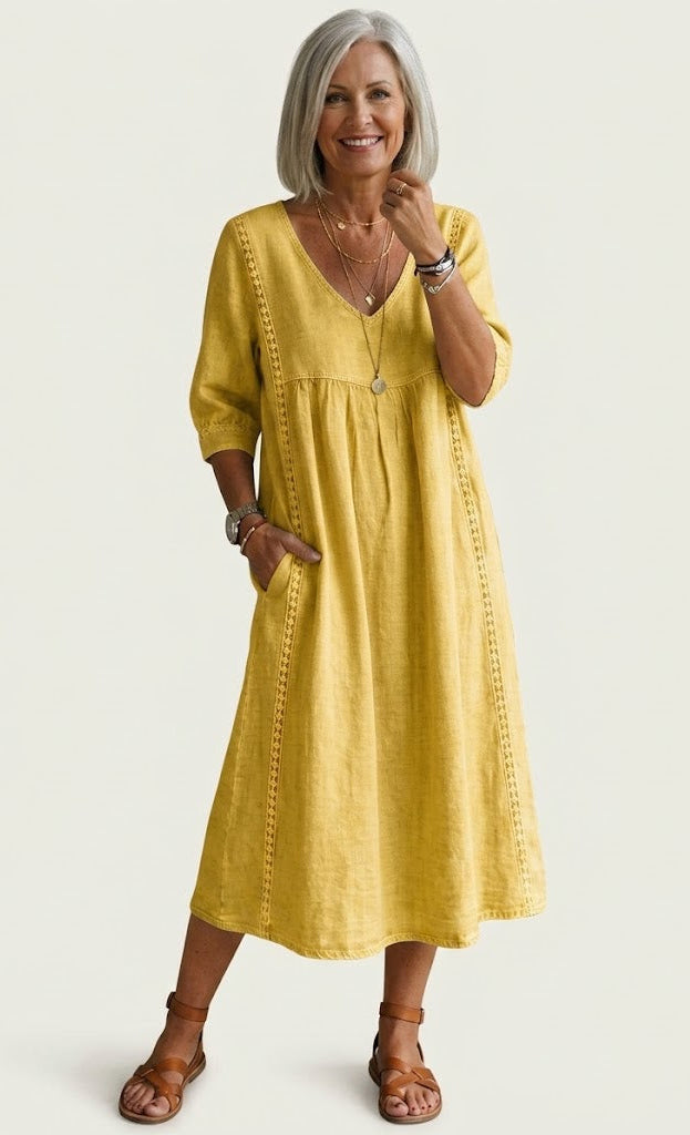 Juliette | Abito Maxi Elegance a Linea ad A