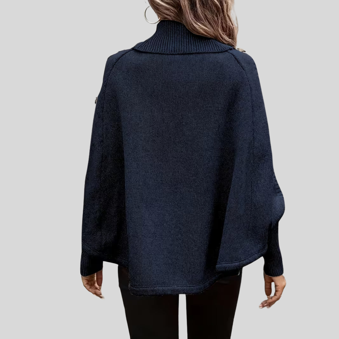 Norelle™ | Maglione a collo alto lavorato a trecce