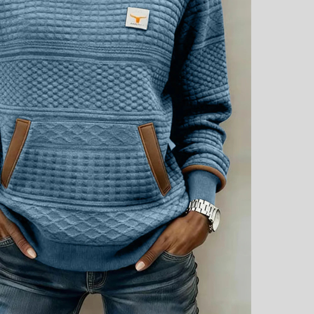 Noelle™ | Felpa girocollo colorblock
