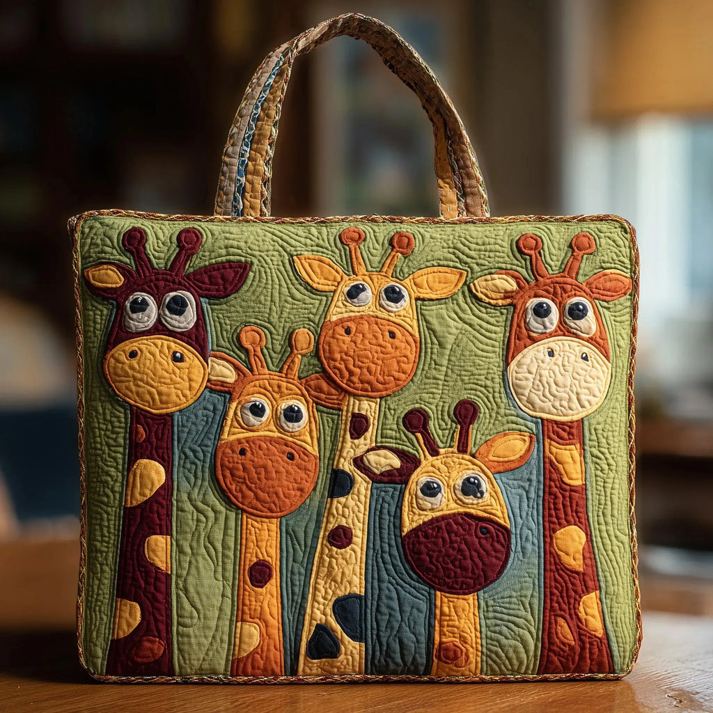 Borsa shopper trapuntata - Giraffa