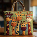Borsa shopper trapuntata - Giraffa