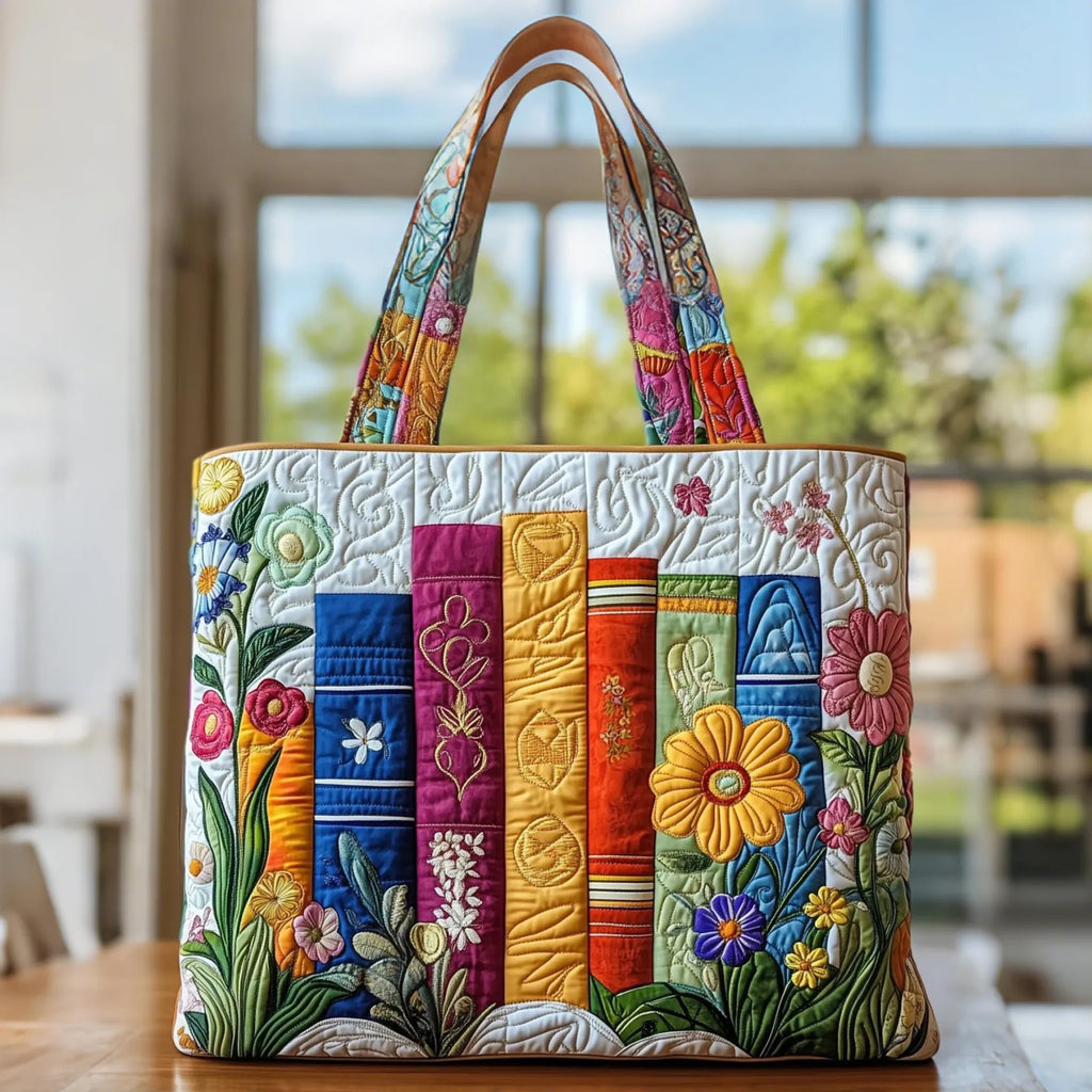Borsa artigianale - Biblioteca floreale