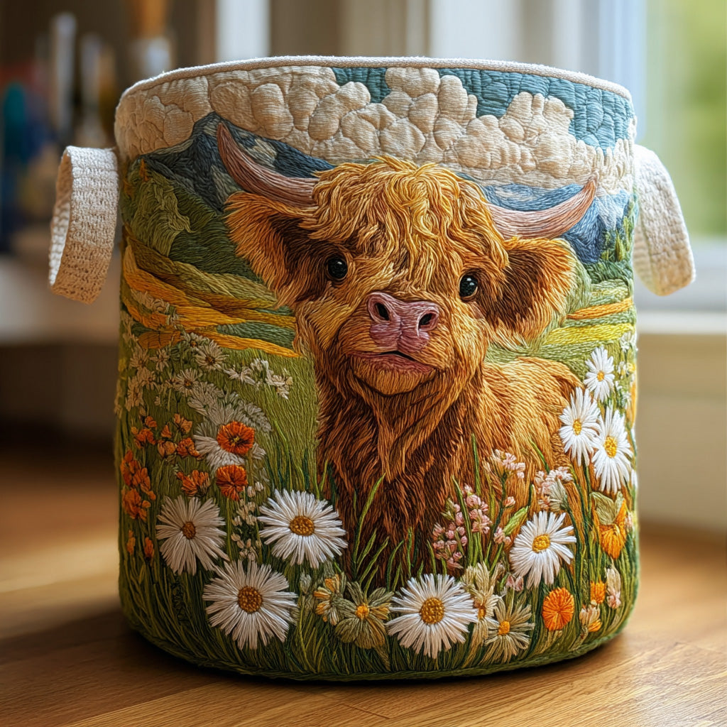 FIONA | CESTA PORTABIANCHERIA FIORITURA DELLE HIGHLANDS