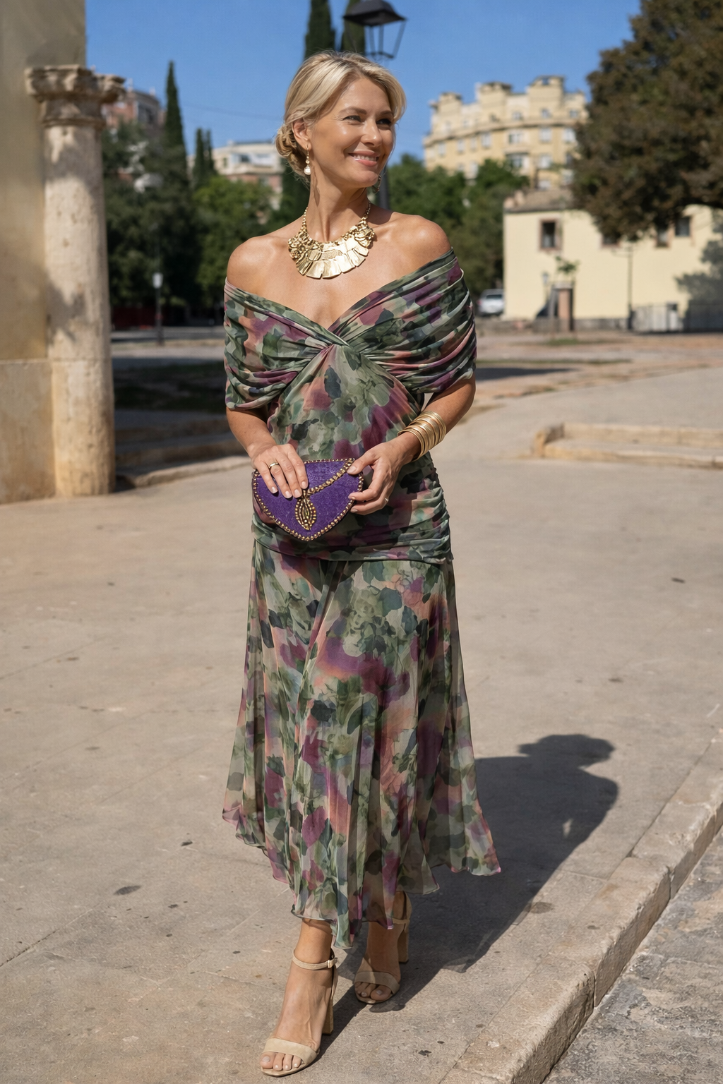 Vestito Fluido Romantico