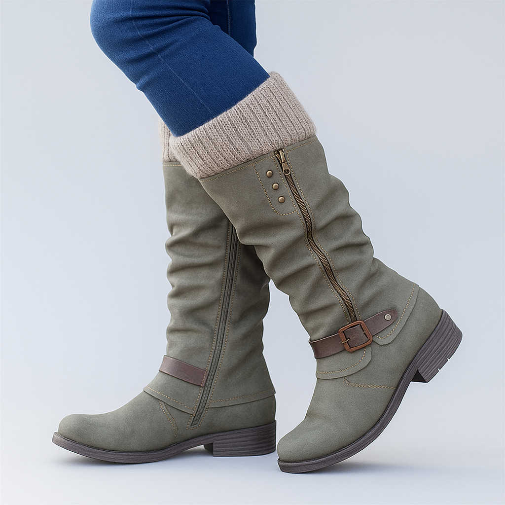 Bonnie | Stivali Eleganti con Fibbia e Sostegno