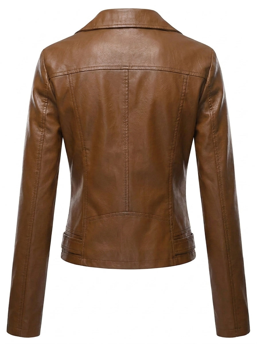 Maria | Giacca in Pelle Resistente ed Elegante