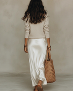 Vestito Midi in Raso