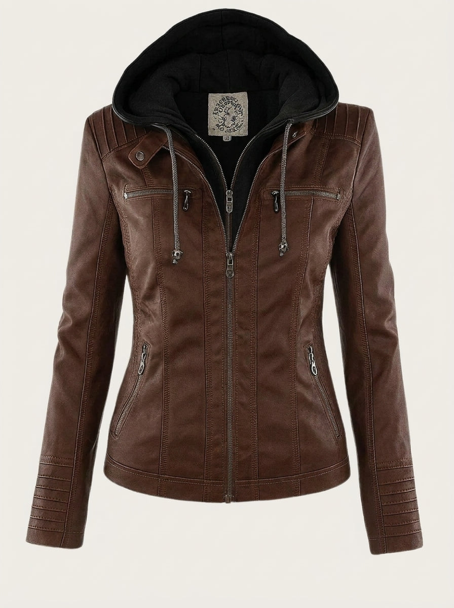 Sara | Giacca in Pelle Resistente ed Elegante