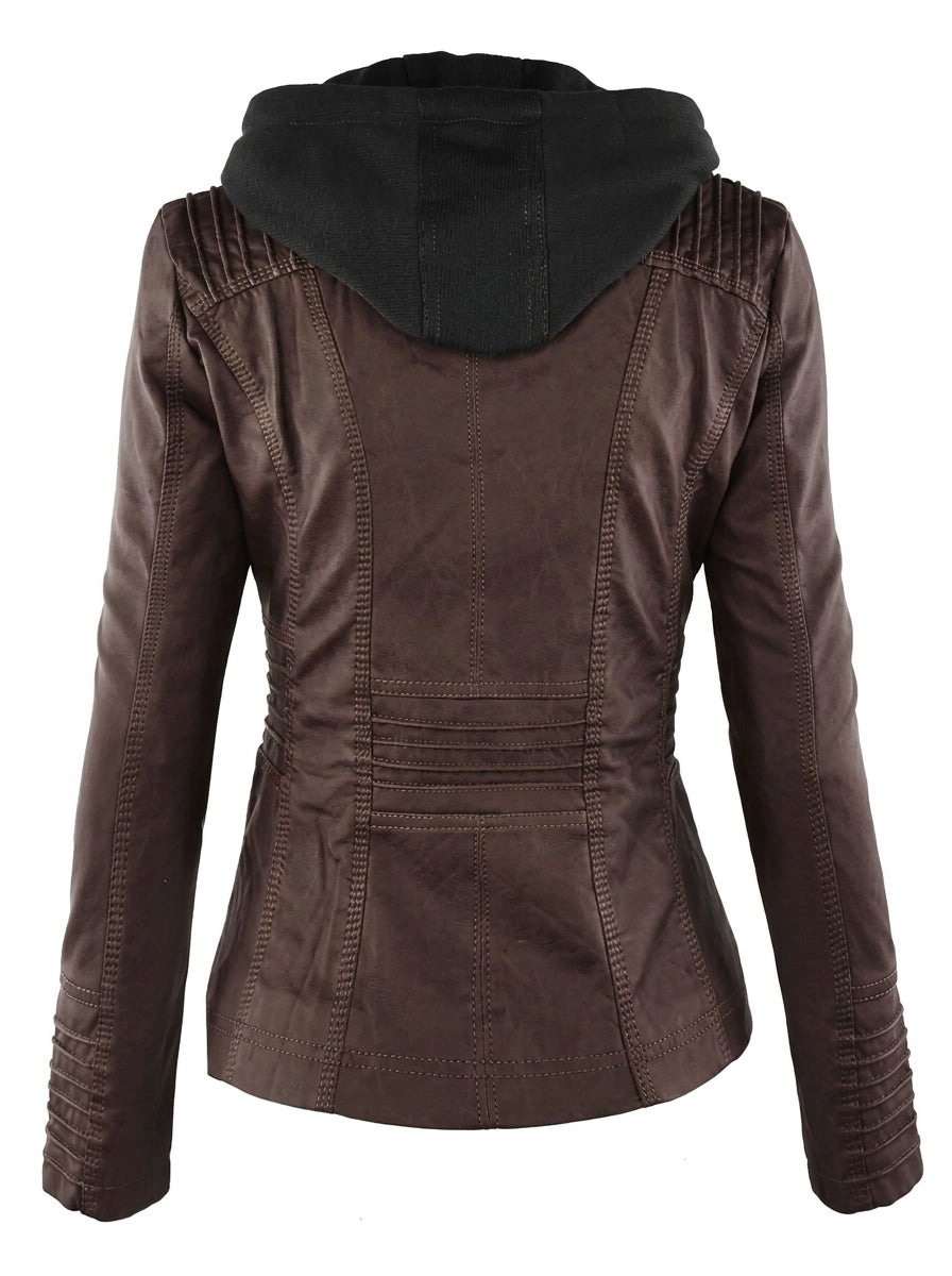 Sara | Giacca in Pelle Resistente ed Elegante