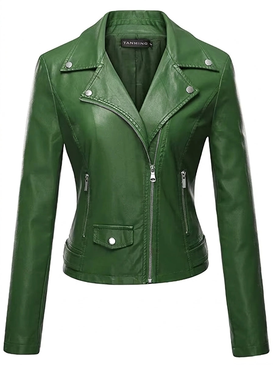 Ana | Giacca in Pelle Resistente ed Elegante