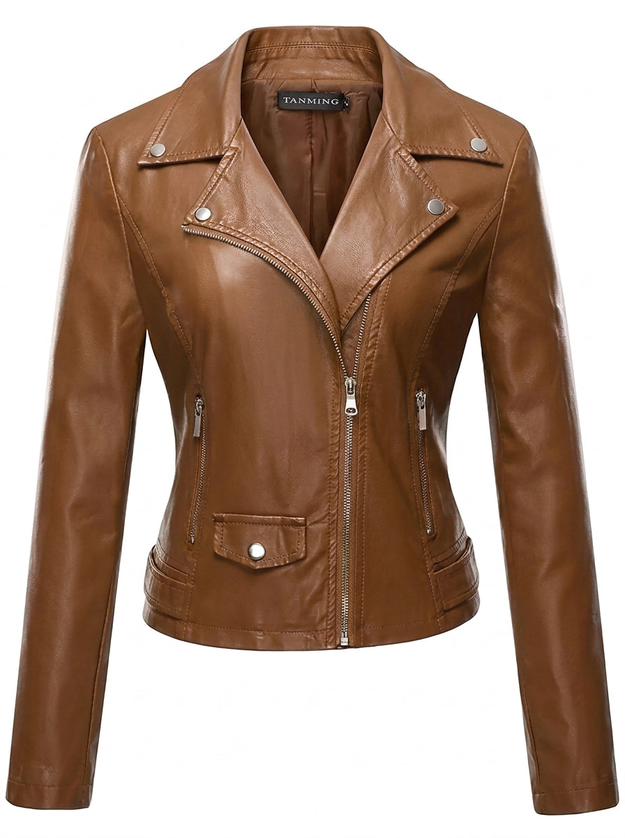 Maria | Giacca in Pelle Resistente ed Elegante