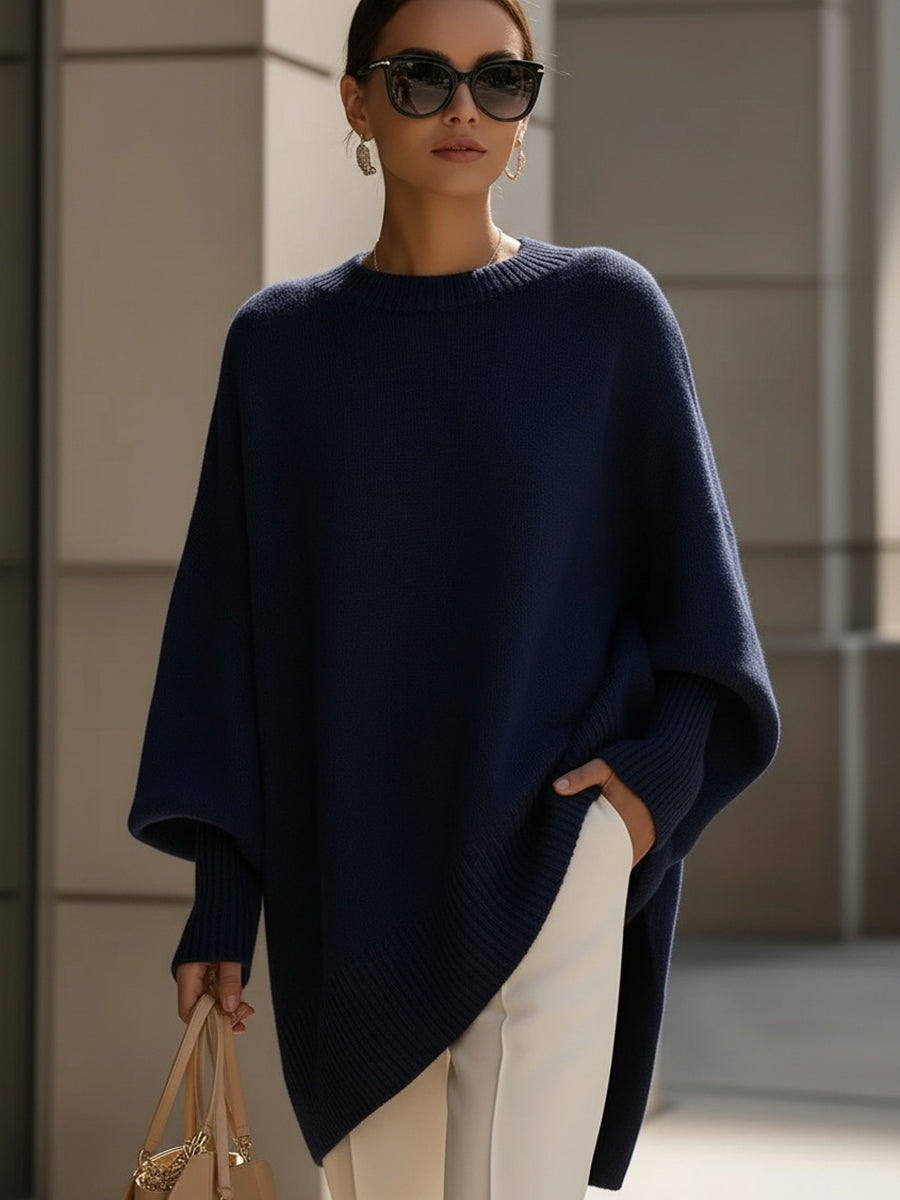 Isolde | Maglione oversize in maglia drappeggiata