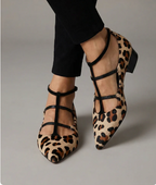 Bridget – Décolleté con Cinturino Leopardato