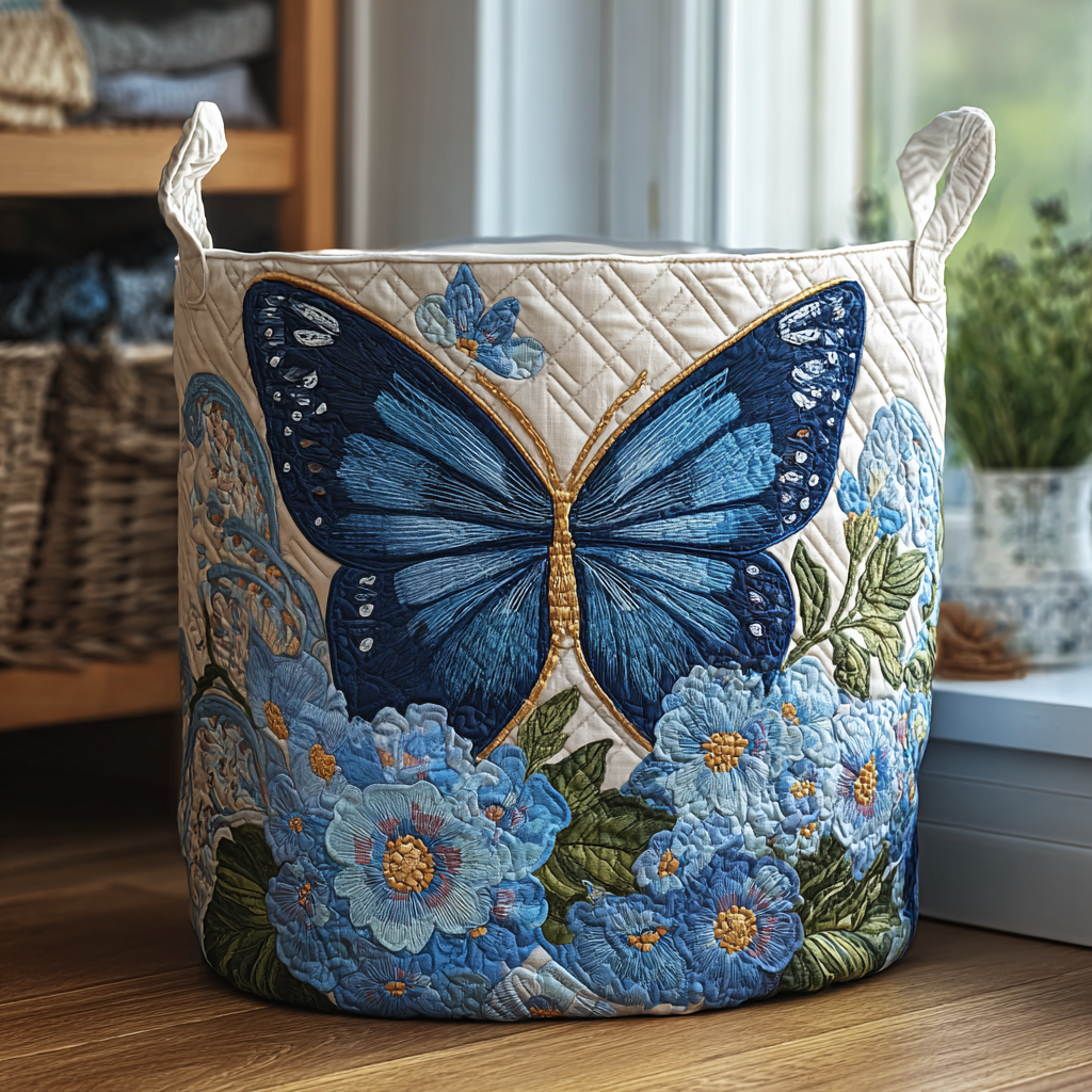MATILDA | CESTA PORTABIANCHERIA FARFALLE SERENE
