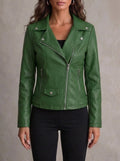 Ana | Giacca in Pelle Resistente ed Elegante