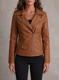 Maria | Giacca in Pelle Resistente ed Elegante
