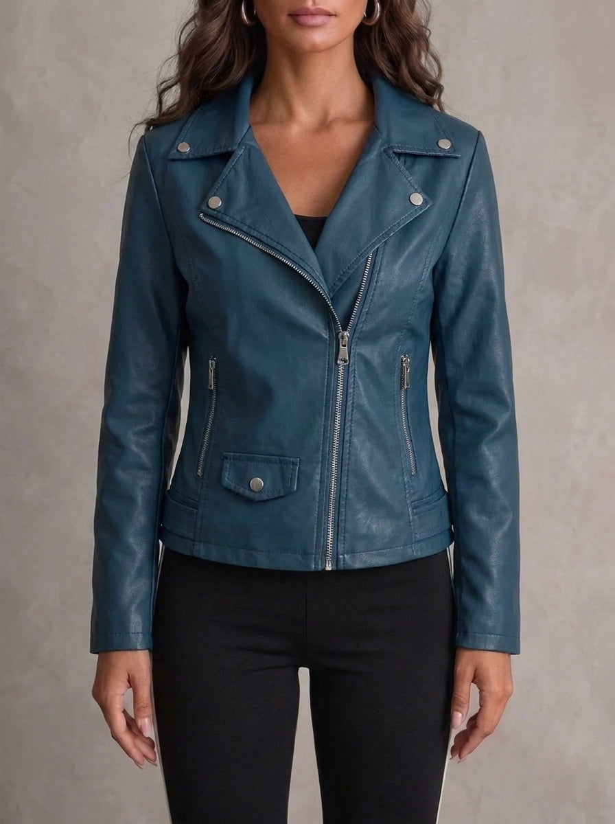 Nuria | Giacca in Pelle Resistente ed Elegante
