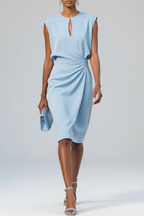 Vestito Midi Drappeggiato