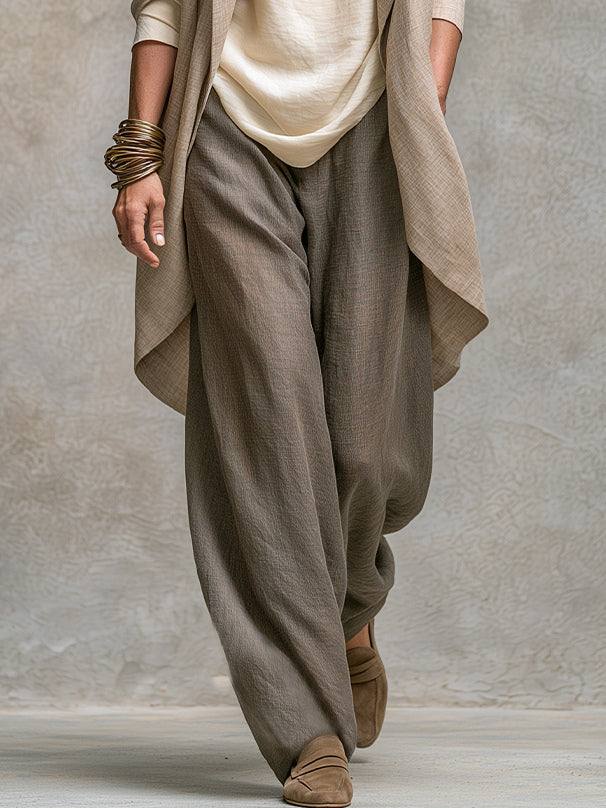 Simone | Completo a Strati con Pantaloni Palazzo
