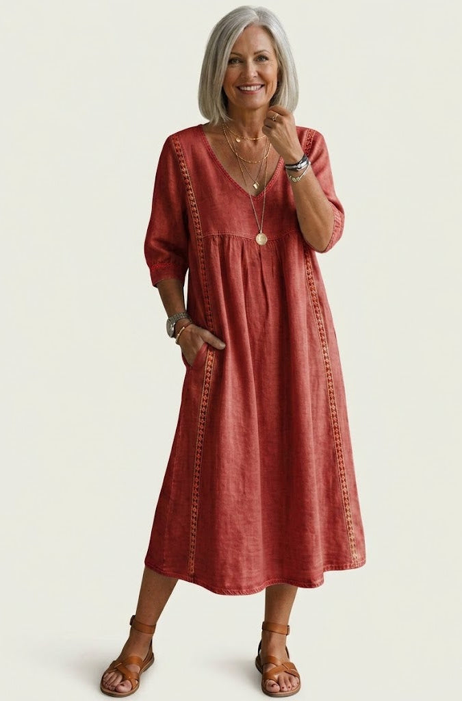 Juliette | Abito Maxi Elegance a Linea ad A