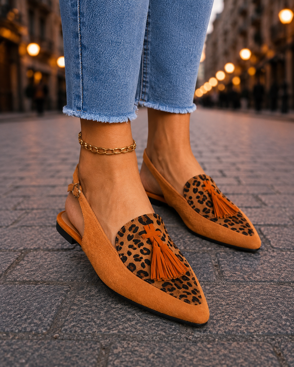 Marisa – Mules Aperti con Nappine