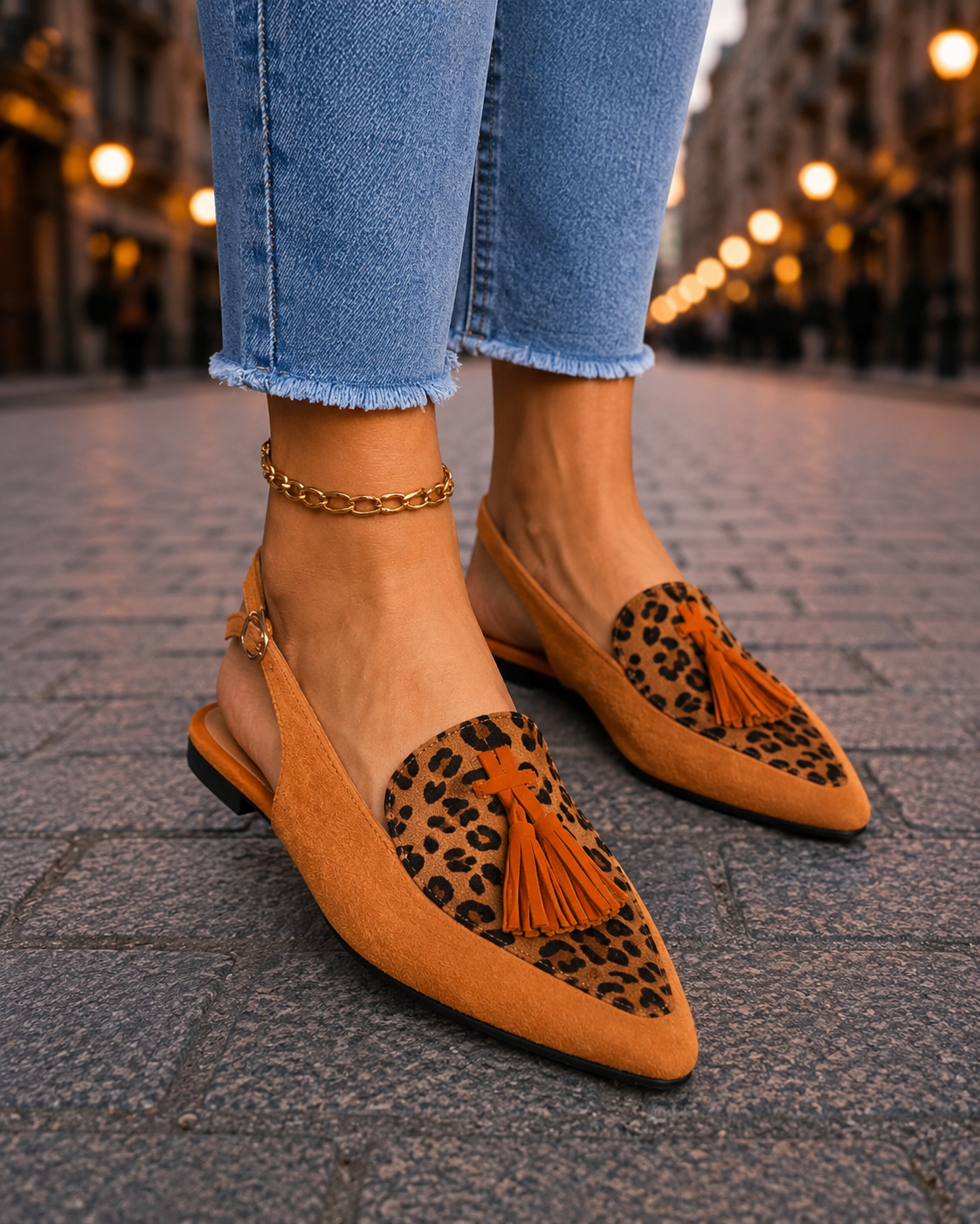 Marisa – Mules Aperti con Nappine