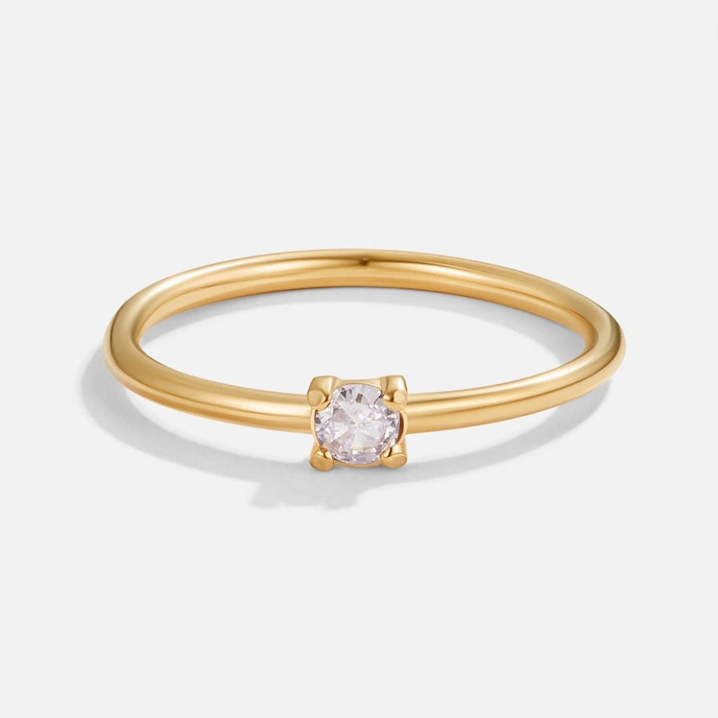 Anello con Pietra del Mese di Nascita