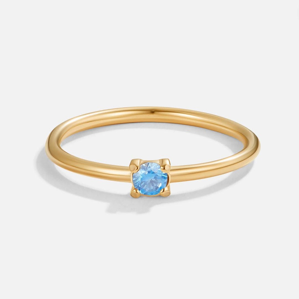 Anello con Pietra del Mese di Nascita