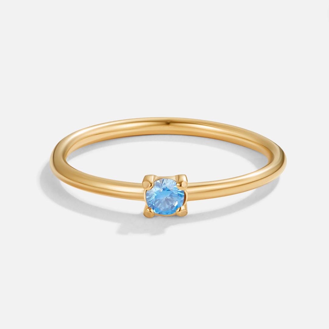 Anello con Pietra del Mese di Nascita