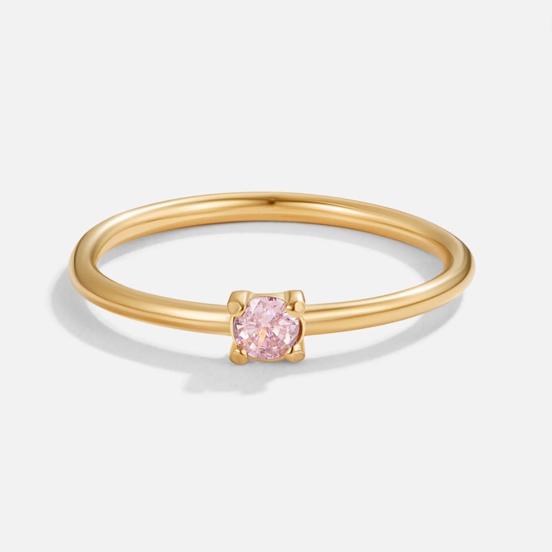 Anello con Pietra del Mese di Nascita