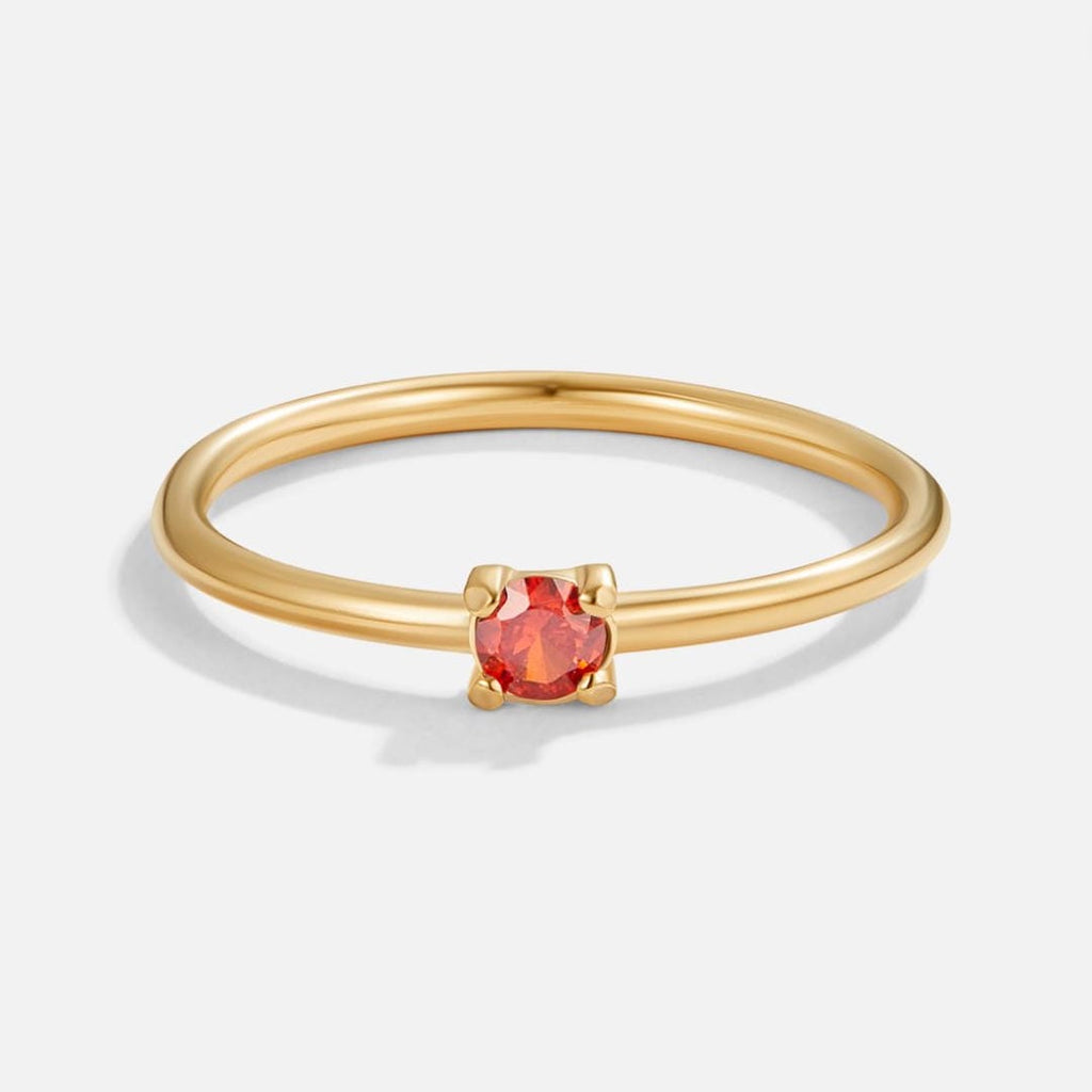 Anello con Pietra del Mese di Nascita