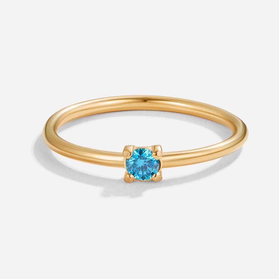 Anello con Pietra del Mese di Nascita