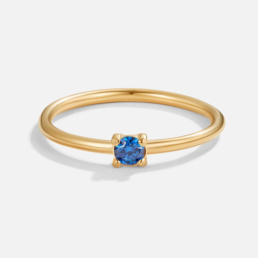 Anello con Pietra del Mese di Nascita